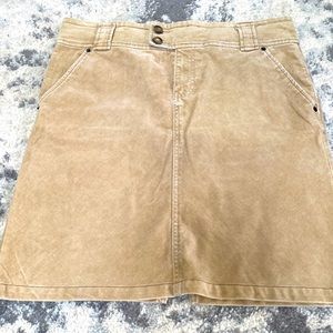Carmel color double button skirt from GAP